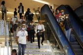 Arrivée du premier groupe de touristes à l’aéroport Marrakech Menara